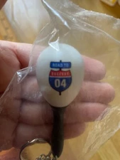 Vintage Road To Success 04 Keychain Purse Charm Key Ring Sealed Bag