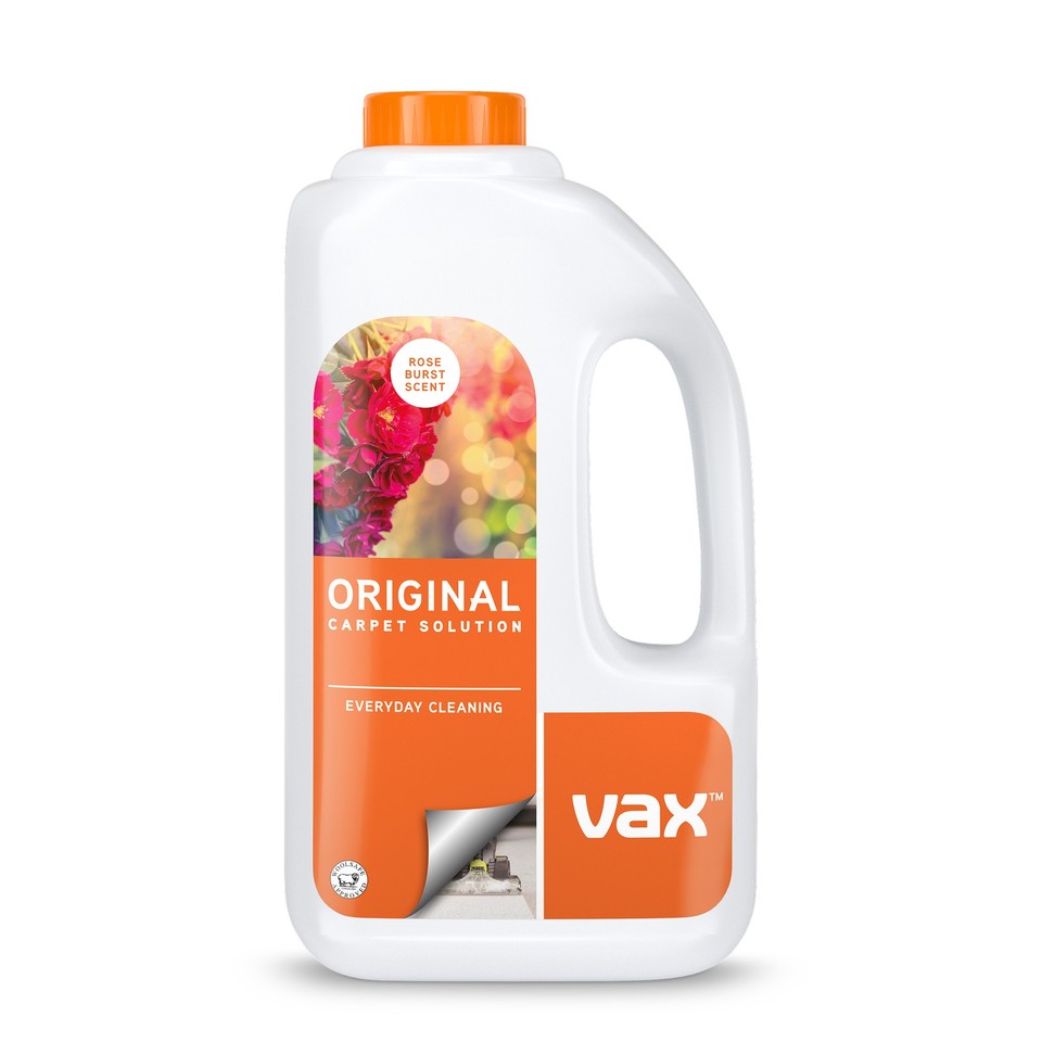 Product photo 1 of 6 — Vax Original Carpet Cleaner Concentrate 1 Litre Rose Burst Scent – 1-9-142057