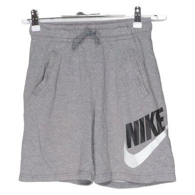 Nike, Freizeitshorts, Größe: 137/147, Grau, Baumwolle/Polyester, Print #AaA