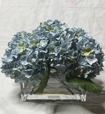Pottery Barn Faux Composed Light Blue Hydrang...