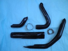 2017-25 HARLEY TOURING CVO ROAD STREET GLIDE BLACK ONYX EXHAUST HEAT SHIELDS