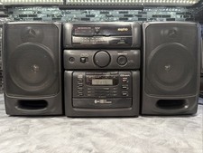 Sanyo MCH-S980 Boombox Stereo 6 Disc CD AM/FM Radio Cassette Tape Player