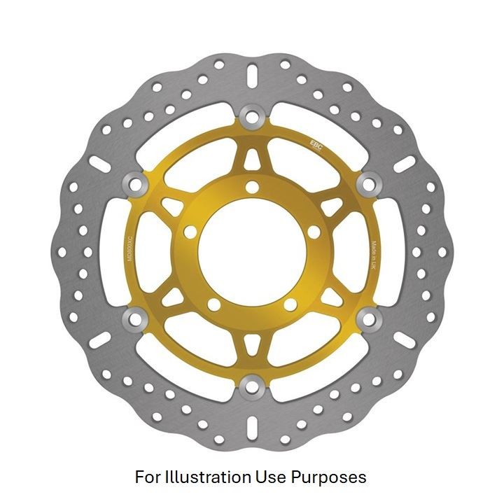EBC Stainless Steel Floating Contour Front Brake Disc (15) - MD800XC