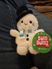 Bum Bumz HolidayBumz 4.5" Stanley the Snowman Bean Plush Toy