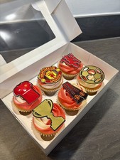 Football Theme Cupcake Toppers | Custom ANY Team | Sports Party Decorations