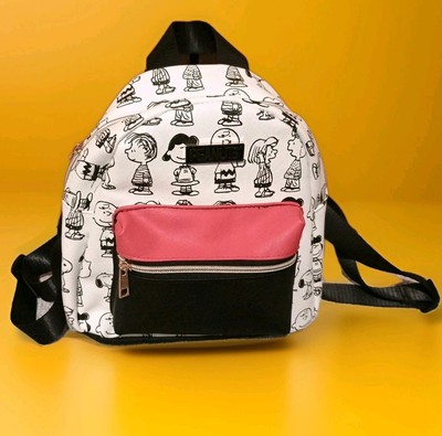 Peanuts Character Mini Backpack Snoopy Charlie Brown Linus Lucy Schroeder Sally