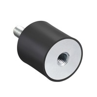 M8 Gewinde MäNnlich Weiblich Gummi Halterungen Vibration StoßDäMpfer 30X30Mm