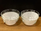 pyrex 463 Clear Thin Walls Custard Cups Bowls - Set of 4 New