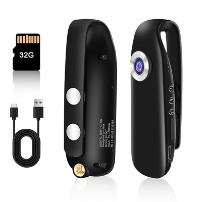 32G Body Camera, Small Sport Video Camera HD 1080P Body Camera, Portable Pock...