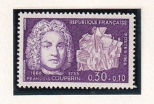🦬Timbre France N°1550 - Luxe ** François Couperin -  MNH** - 1968🦬