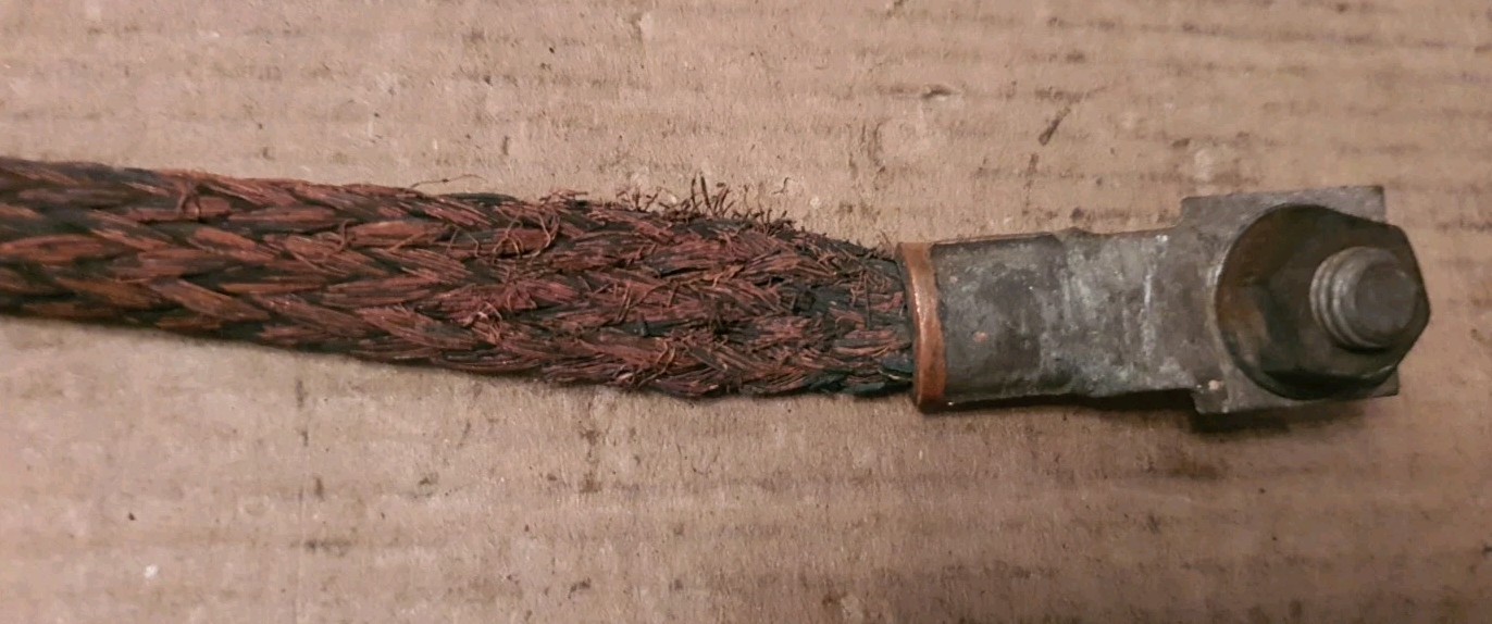 BMW E81/E82/E87/E88 04-13 ENGINE STARTER GROUND EARTH STRAP CABLE 7549394