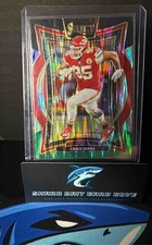 2024 Panini Select Chris Jones #19 Concourse Black and Green Prizm Shock Chiefs