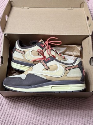 Travis Scott Air Max 1 Cactus Jack Baroque Brown, W Box, Size 13