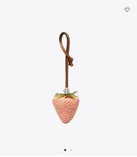 Tory Burch Strawberry Bag Charm - pink