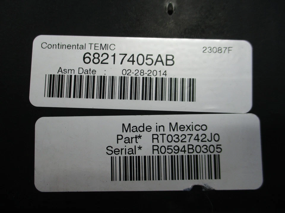 2014 Town Country Dodge Caravan Totally Integrated Power Module TIPM 68217405AB - Image 2 of 4