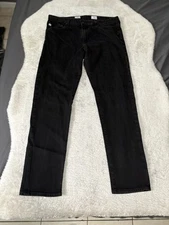 Ag Adriano Goldschmied B Type 1 Slim Black Jean Size 36x32 Pants