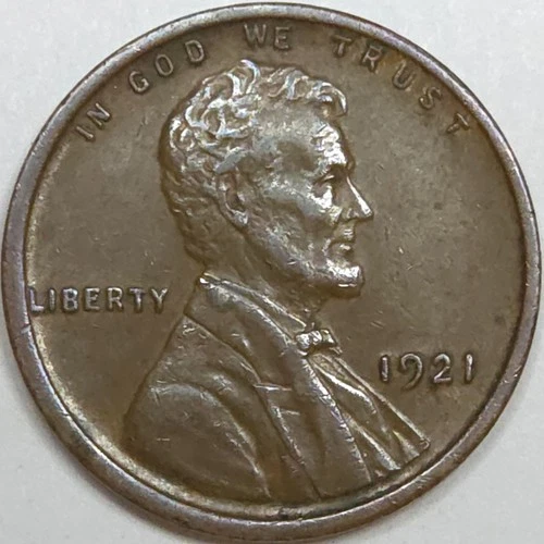 1921-P Lincoln Wheat Cent - XF (Lot#1)