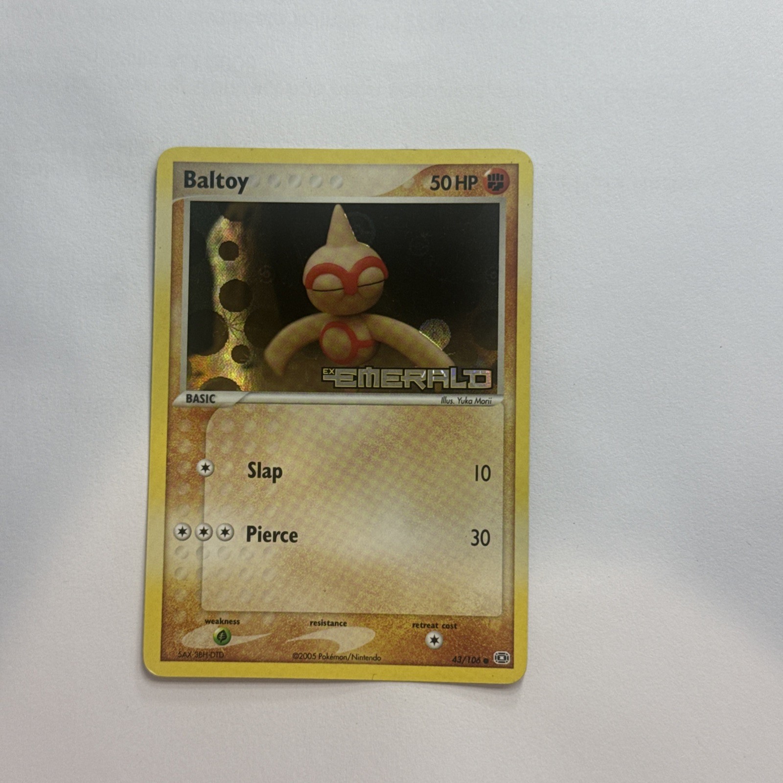 Pokémon TCG Baltoy EX Emerald 43/106 Reverse Holo Common NM HOLO