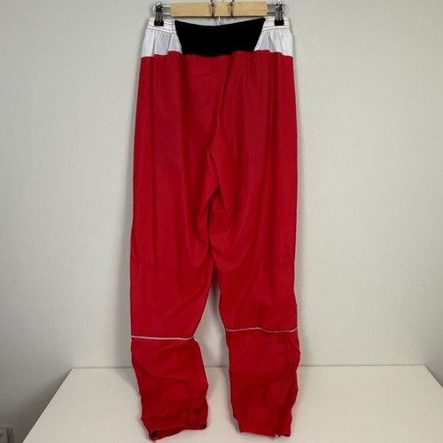 VTG Nike Y2K Red Nylon Track Pants M - Picture 5 of 9