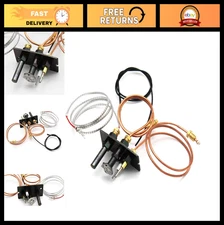 Propane Natural Gas Pilot Assembly for Fireplaces & Fryers, 750mV Thermopile, LP