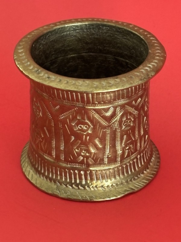 Antique Brass Pancha Patra 