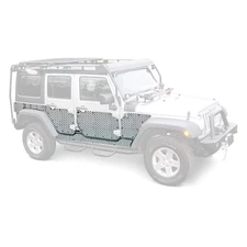 For Jeep Wrangler 2007-2017 Warrior 941 Diamond Plate Full Side Armor