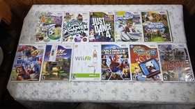 Lot of 21 Nintendo Wii Games Bundle Mixed Titles Untested Sold As-Is
