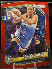 Rebecca Allen 2025 Panini Prizm WNBA #67 Red Pandora /199 Chicago Sky