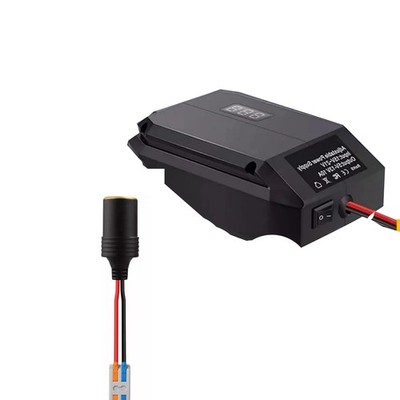 18V to 12V Converter Power Module with Cigarette Lighter Port for Ozito Einhell