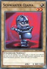 YuGiOh Schwarzer Ojama IOC-25TH-DE002 Common Deutsch NM unl.