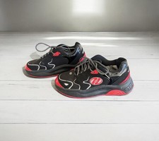 Zapatos de skate Heelys Mega Pro Roller para hombre con cordones EE. UU. 7 negros rojos HE01330060