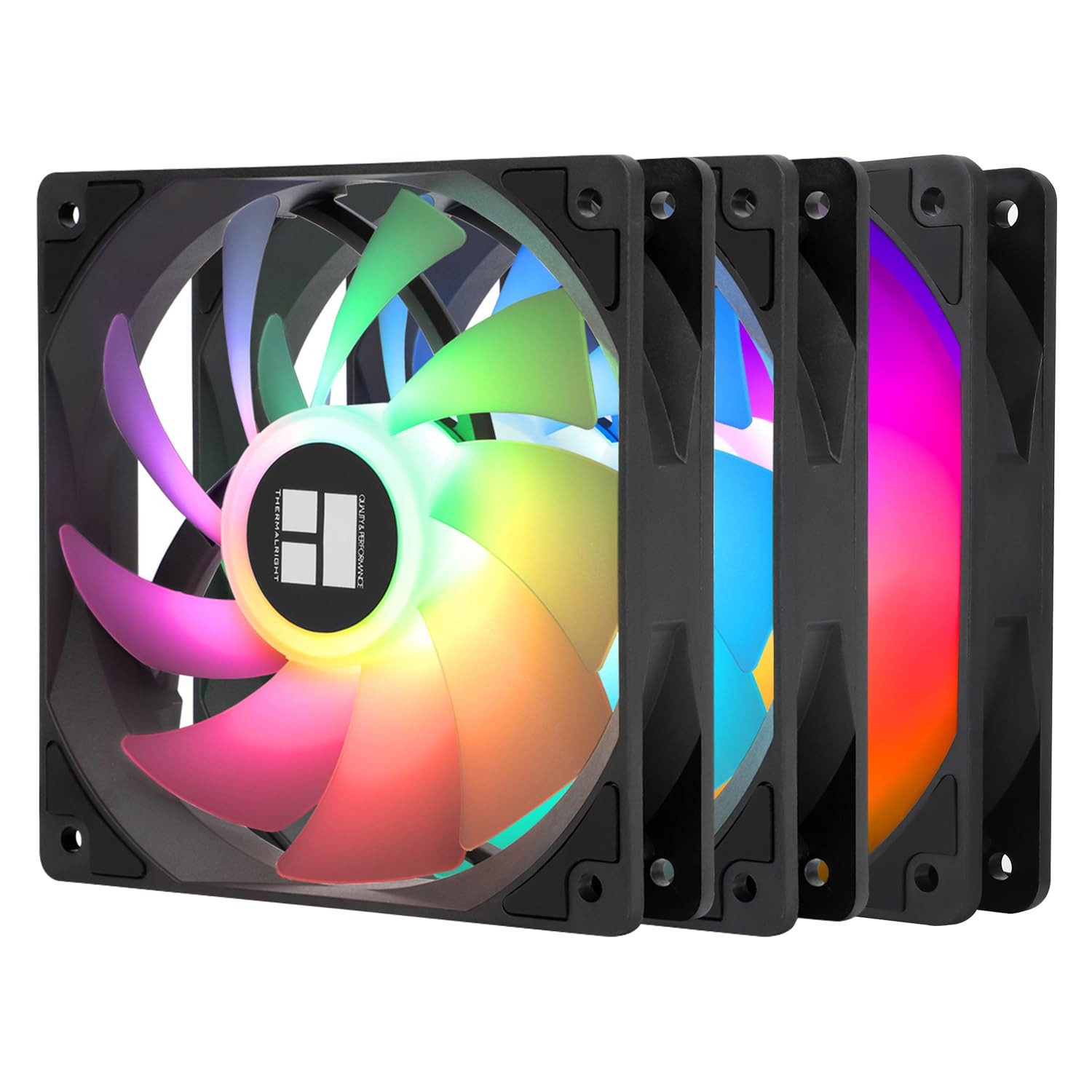 Thermalright TL-C12C-S X3 CPU Fan 120mm ARGB Case Cooler Fan, 4pin PWM Silent