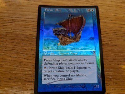 Foil Piratenschiff - Zeitspirale - Timeshifted - Magic: The Gathering - MTG