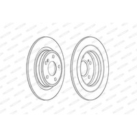 Ferodo 2X Bremsscheibe Hinten Ø295 FüR Mercedes-Benz B-Klasse W246 W242