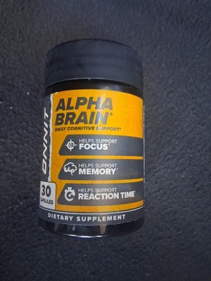 Onnit Alpha Brain Capsules - 30 Count EXP 4/27