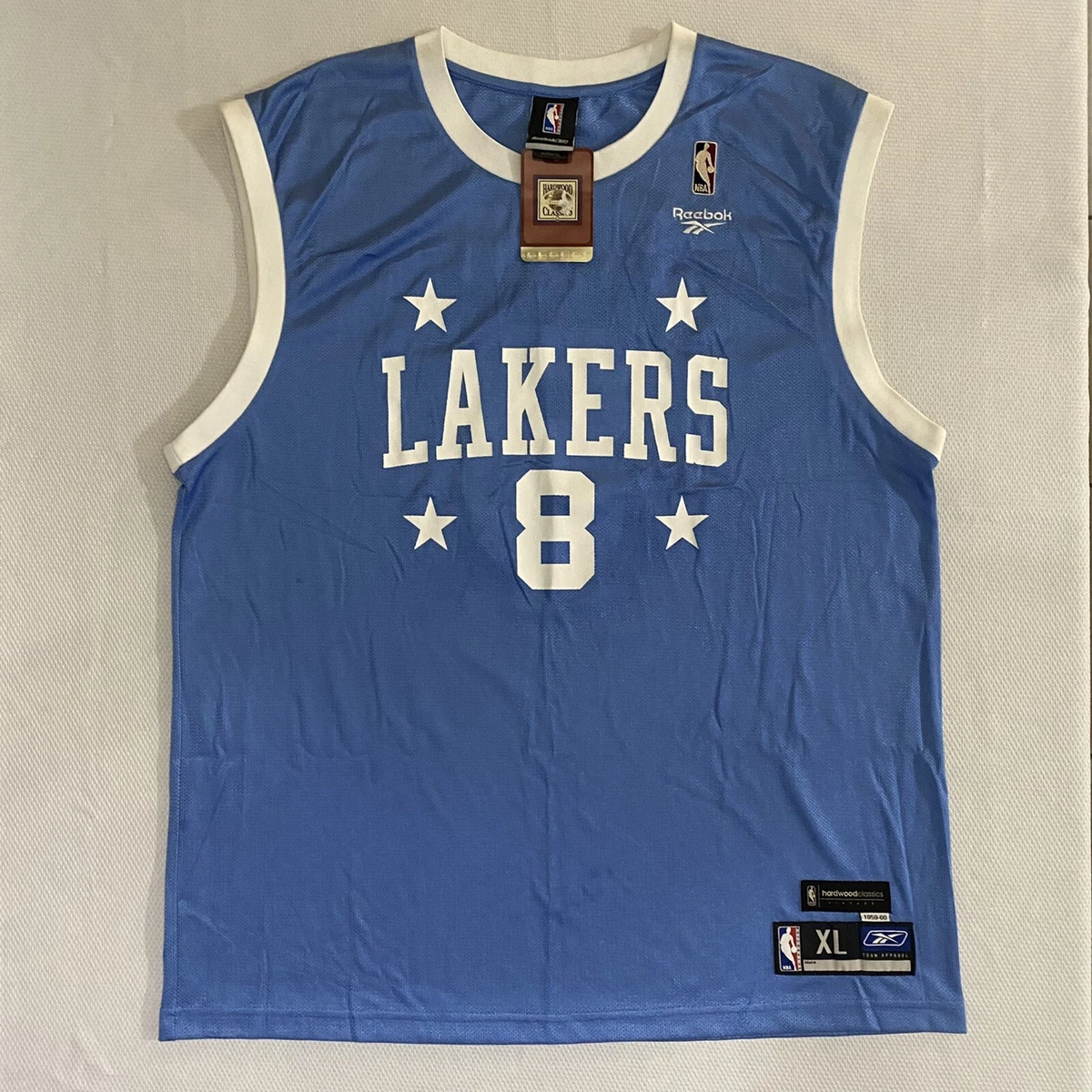 Reebok Hardwood Classics Los Angeles Lakers Kobe Bryant Jersey XL Dead Stock NWT