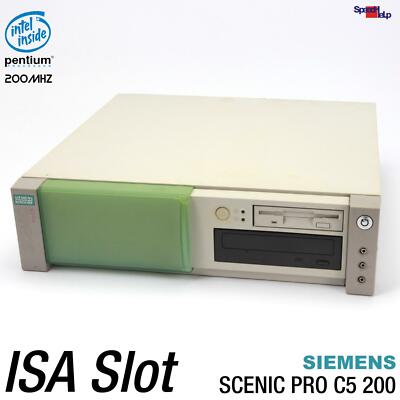 Isa Slot Siemens Scenic Pro C5 Computer Pc Rs-232 Parallel D943 Pentium 200Mhz