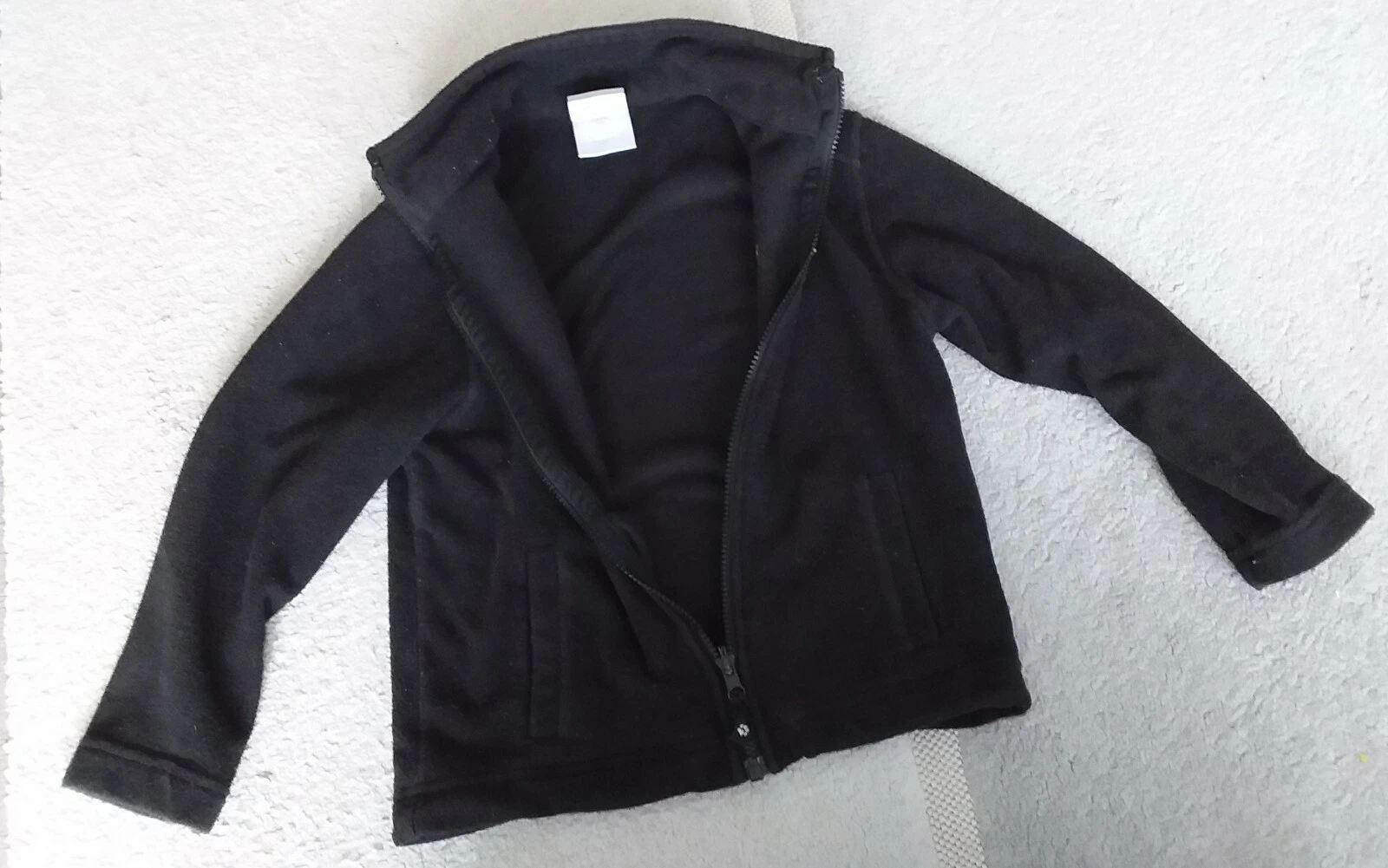 Jack Wolfskin family children's fleece jacket size 128 jacket Nanuk outdoor Black
