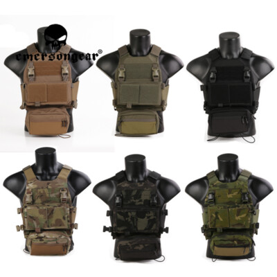 Emersongear Tactical Lightweight VEST W/ Chest Rig SET Airsoft