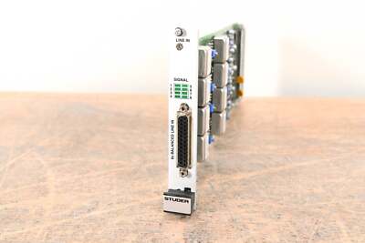 Studer 8-Channel Analog Line In Card for D21m & D23m Modular I/O Systems CG01HCX