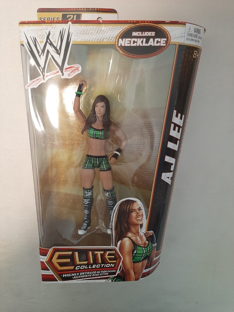 Mattel WWE Elite Collection Series 21 AJ Lee Includes Necklace