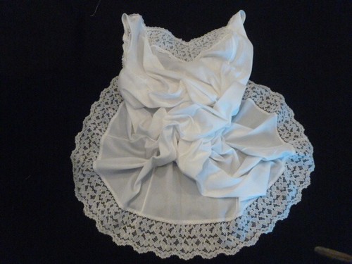 JOLIE COMBINAISON & fond de robe vintage jolie dentelle T48/ fait 46 ref WG08 EUR 12,00 - FR