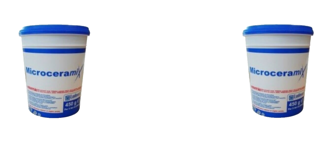 Isolamento Termico Additivo per Pittura 2 x 450 gr + 450 gr Microceramix