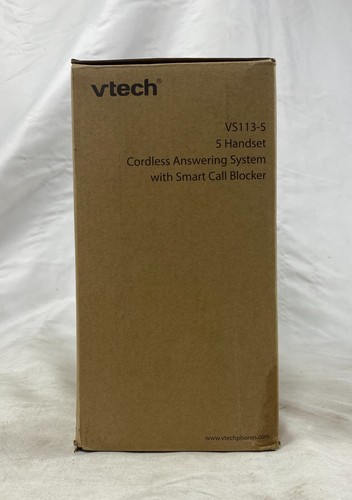 VTech 5 Handset Cordless Phone Set - Extended Range Expandable - Model VS113 5 - Zdjęcie 17 z 21