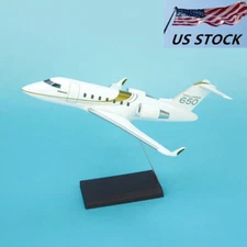 1:100 Bombardier Challenger 650 Corporate aircraft Jet Model 21cm/8inches NEW