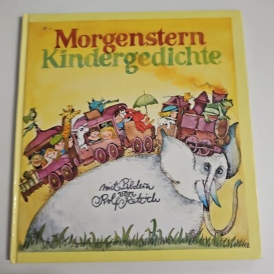 EB1563 Morgenstern Kindergedichte Rolf Rettich 1988 Bilderbuch Reime Kinderbuch 