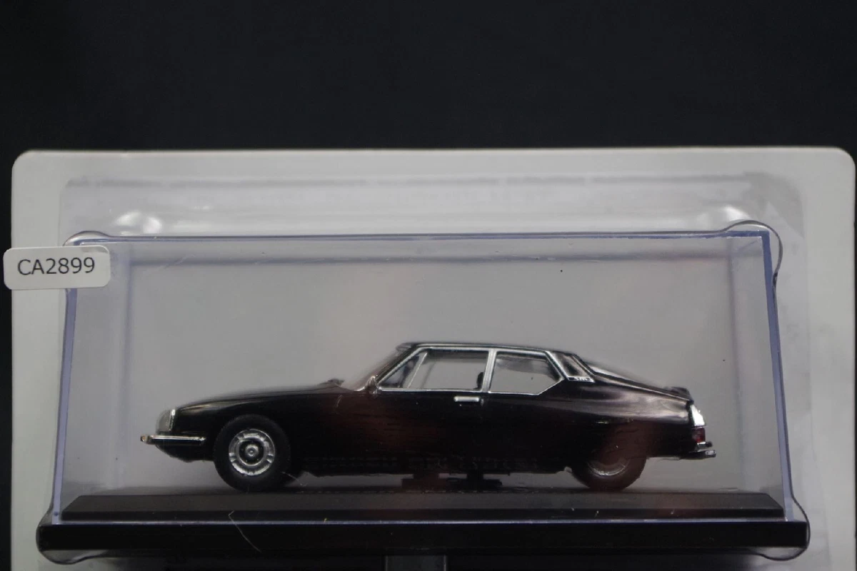 Citroen SM 1972 Black 1/43 Scale Box Mini Car Display Diecast Vol 