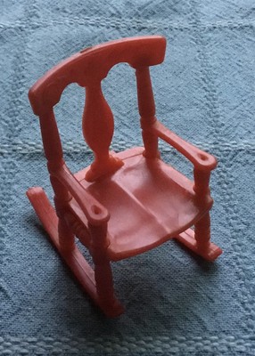 dollhouse rocking chair red