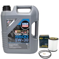 MotoröL Set 5W-30 5 Liter + ÖLfilter SH 426 L FüR BMW 5Er 3Er Cabriolet