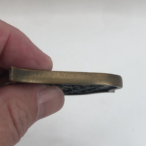 USA 1980 Moscow Olympic Games USOC Contributor Bronze Medal Paperweight Token - Picture 3 of 5